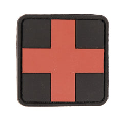 Mil-Tec 3D Rubber Medic Patch First Aid schwarz