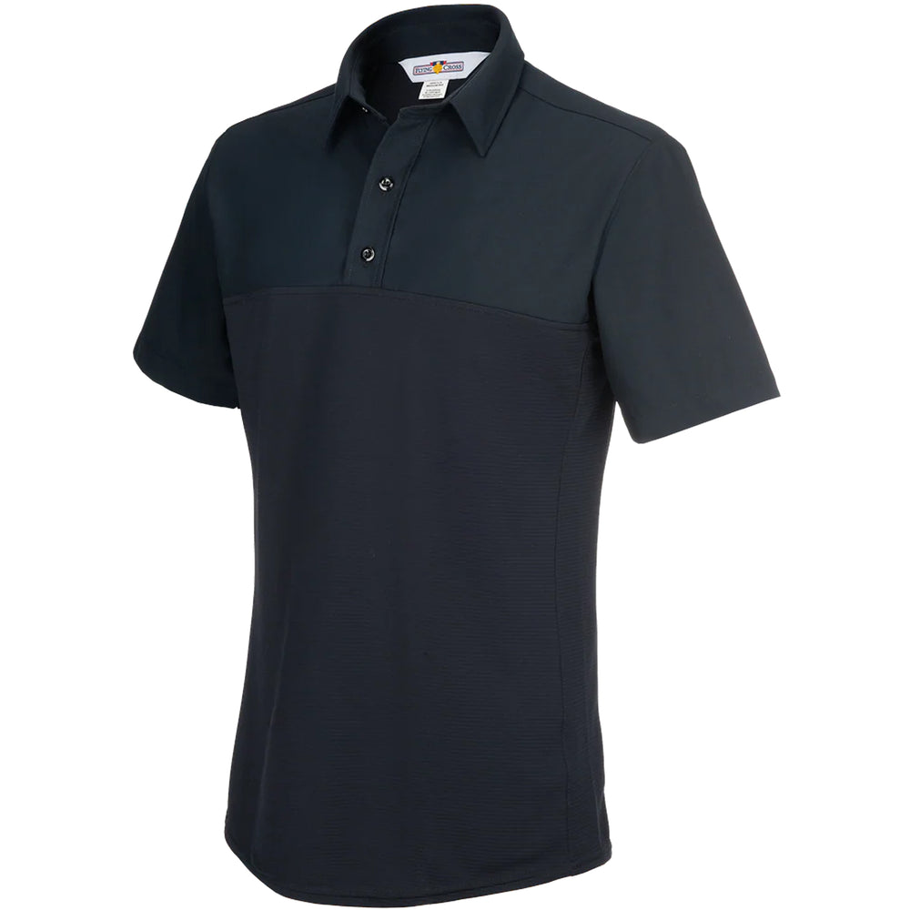 Prime Flex Mens Hybrid Short Sleeve Shirt LAPD Navy