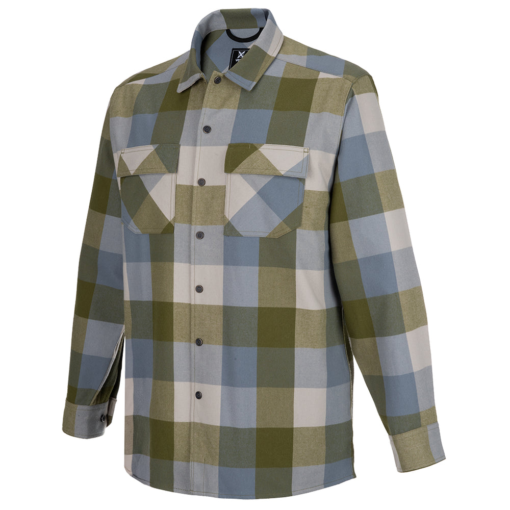Vertx Last Line of Defense Stretch Tactical Flannel Shirt buffalo plaid