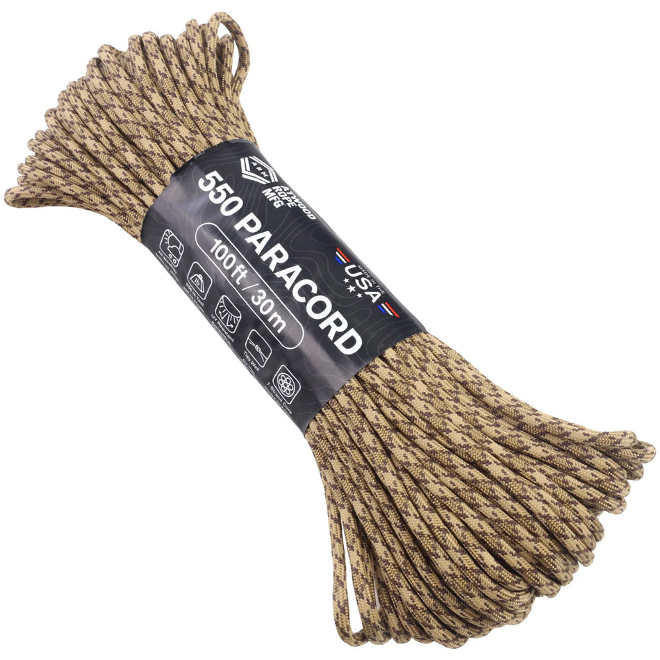 Atwood Rope Paracord 550 Typ III Seil 30m rattler